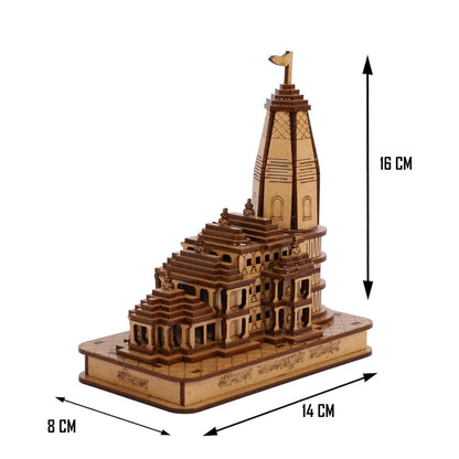 Ayodhya Shri Ram Mandir 3D Wooden Temple (FLAT 65% OFF)