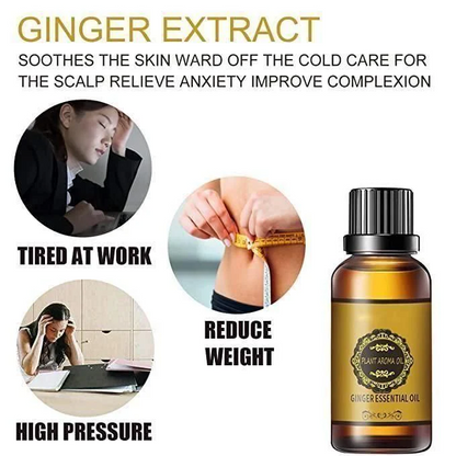 STTRN™️ GINGER ESSENTIAL BELLY DRAINAGE OIL FOR MALE AND FEMALE