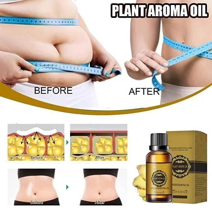 STTRN™️ GINGER ESSENTIAL BELLY DRAINAGE OIL FOR MALE AND FEMALE