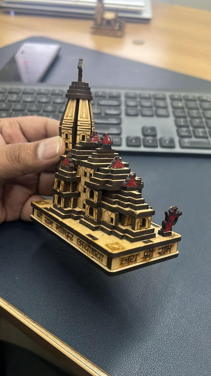 Ayodhya Shri Ram Mandir 3D Wooden Temple (FLAT 65% OFF)