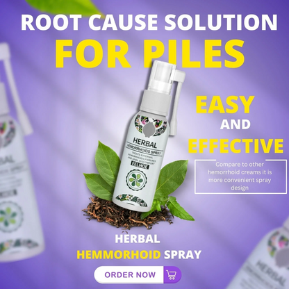 HerbalCure 100% Natural Ayurvedic Piles Spray (Buy 1 Get 1 FREE)
