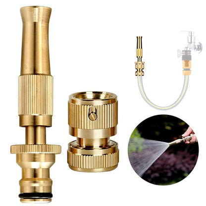 BrassMax Pro: Portable High-Pressure Water Nozzle